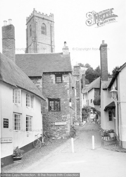 Photo of Minehead, Church Steps c.1960