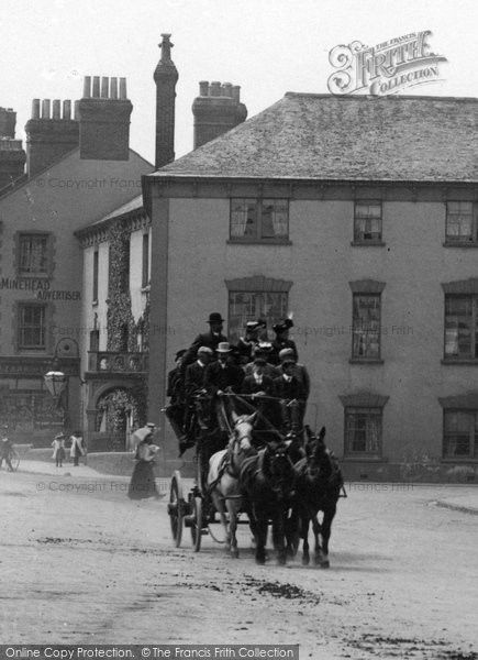 Photo of Minehead, Coach And Four 1903