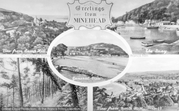 Photo of Minehead, Composite c.1900