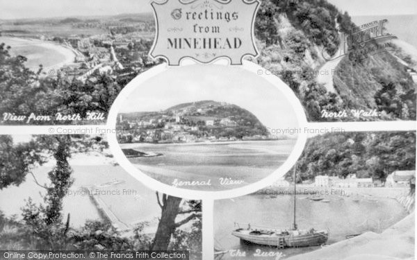 Photo of Minehead, Composite c.1900