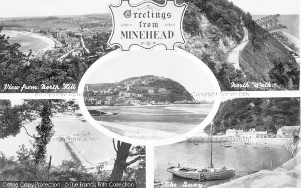 Photo of Minehead, Composite c.1900
