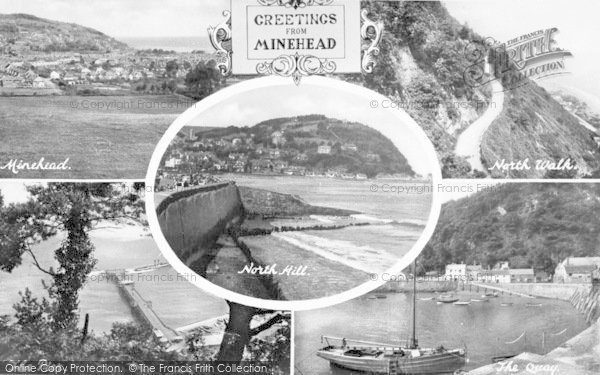 Photo of Minehead, Composite c.1910