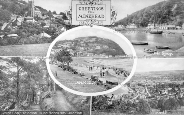 Photo of Minehead, Composite c.1920