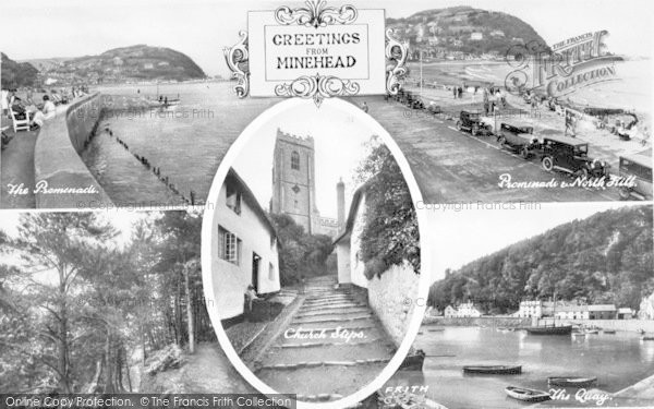 Photo of Minehead, Composite c.1955