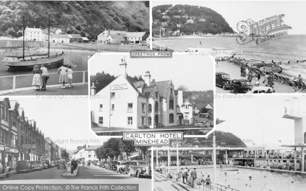 Photo of Minehead, Composite c.1955