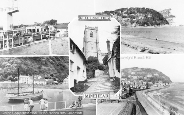 Photo of Minehead, Composite c.1960