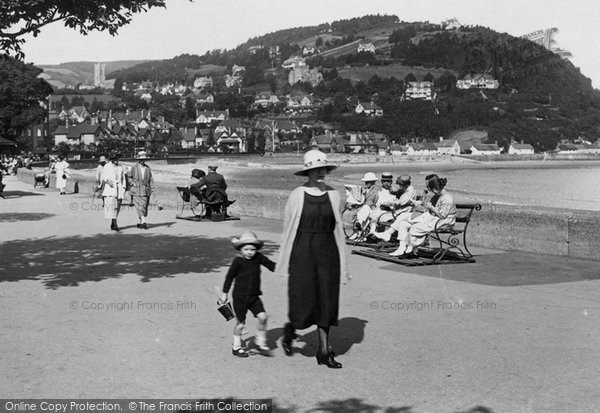 Photo of Minehead, Mother And Son 1923