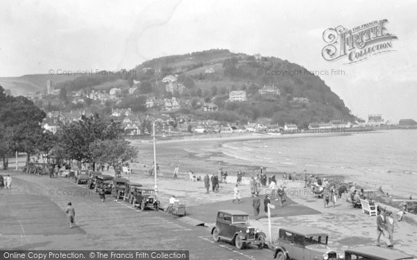 Photo of Minehead, North Hill 1931