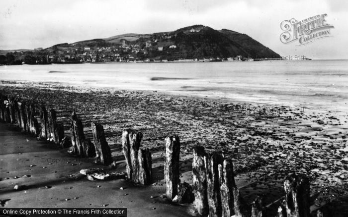 Photo of Minehead, North Hill And Beach c.1935