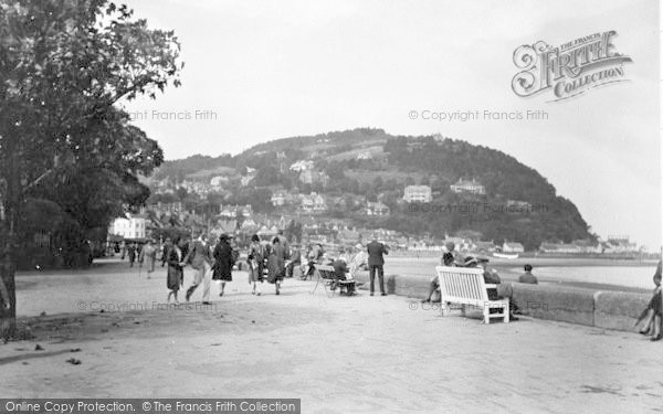 Photo of Minehead, North Hill And Promenade 1931