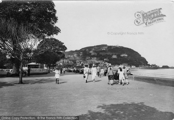 Photo of Minehead, On The Promenade 1923