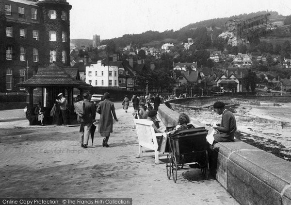 Photo of Minehead, On The Promenade 1931