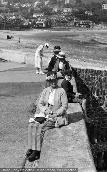 Photo of Minehead, On The Wall 1923