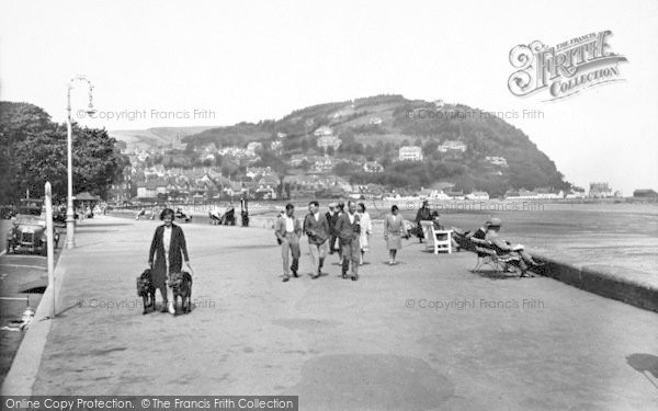 Photo of Minehead, Promenade 1929
