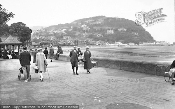 Photo of Minehead, Promenade 1929