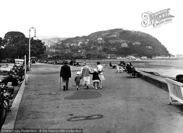 Photo of Minehead, Promenade 1929