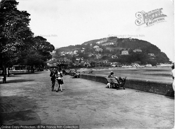 Photo of Minehead, Promenade 1929