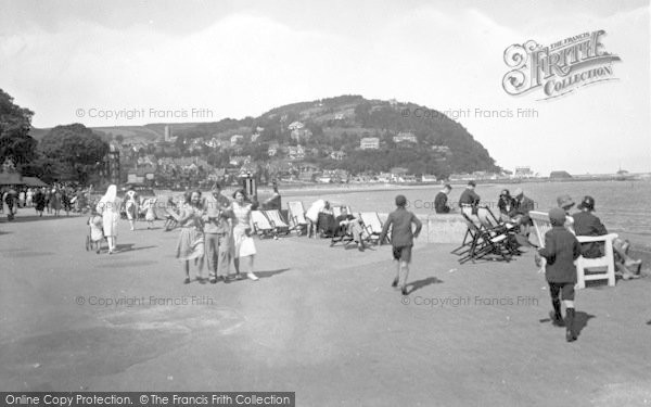 Photo of Minehead, Promenade 1930