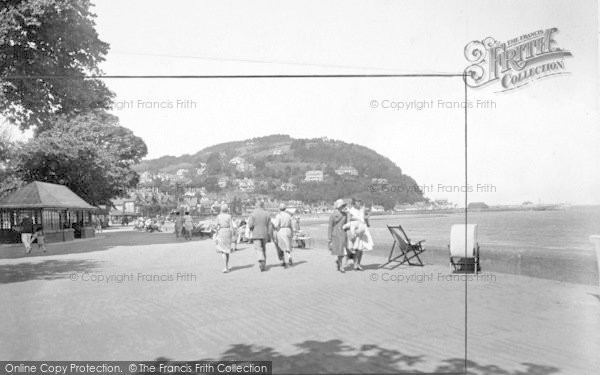 Photo of Minehead, Promenade 1930