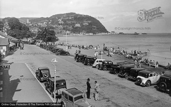 Photo of Minehead, Promenade 1938