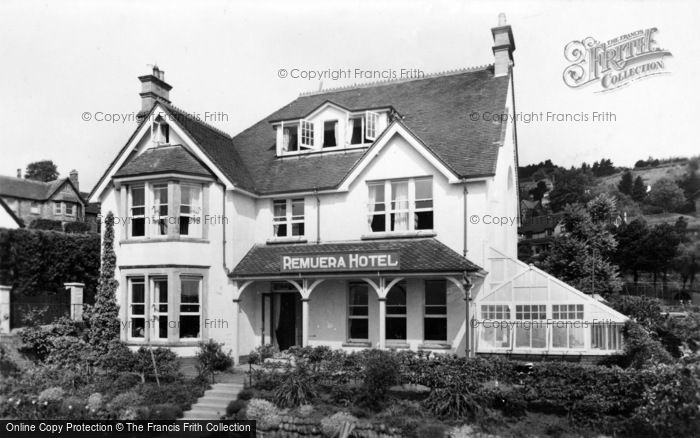 Photo of Minehead, Remuera Hotel c.1935