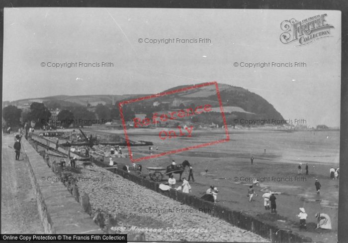 Photo of Minehead, Sands 1900