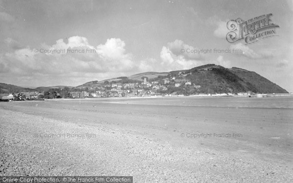 Photo of Minehead, Sands 1931