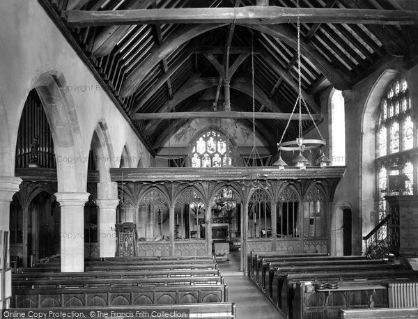 Photo of Minehead, St Michael's Church, Interior 1930