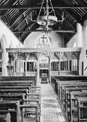 St Michael's Church Interior c.1900, Minehead