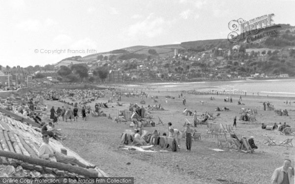 Photo of Minehead, The Beach 1939