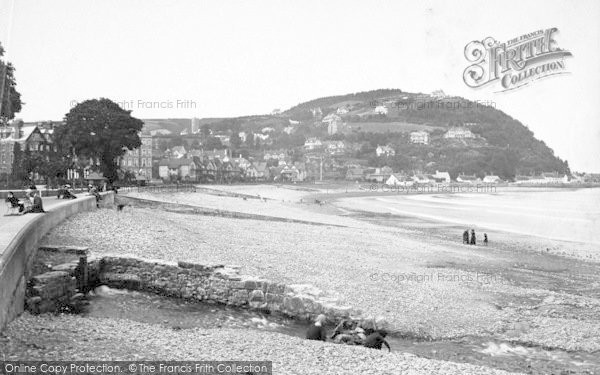 Photo of Minehead, The Beach And North Hill 1912