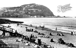 The Beach And North Hill 1923, Minehead