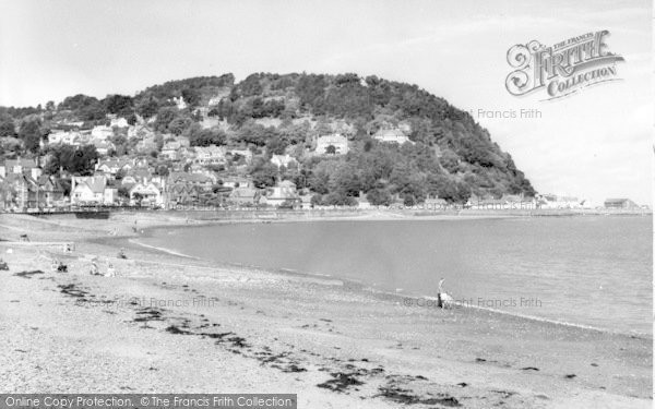 Photo of Minehead, The Beach c.1960