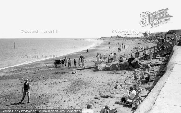 Photo of Minehead, The Beach c.1960