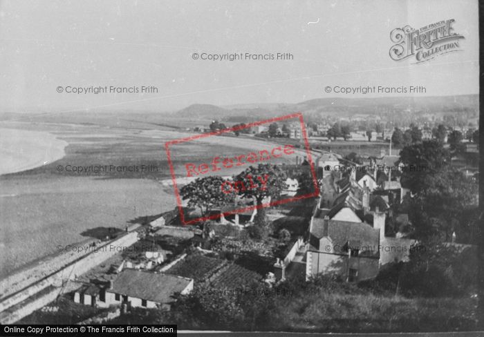 Photo of Minehead, The Beach From Above 1890