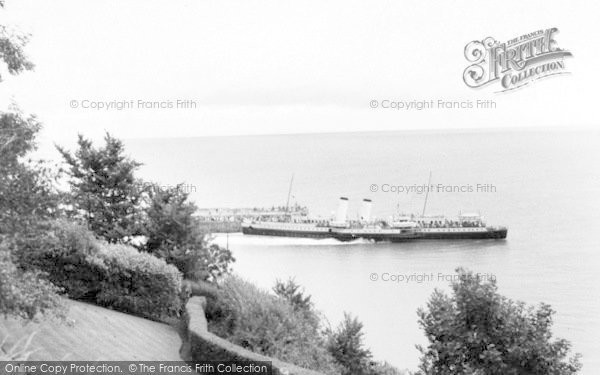 Photo of Minehead, The 'bristol Queen' Leaving The Harbour c.1960