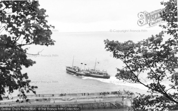 Photo of Minehead, The 'bristol Queen' Leaving The Harbour c.1960