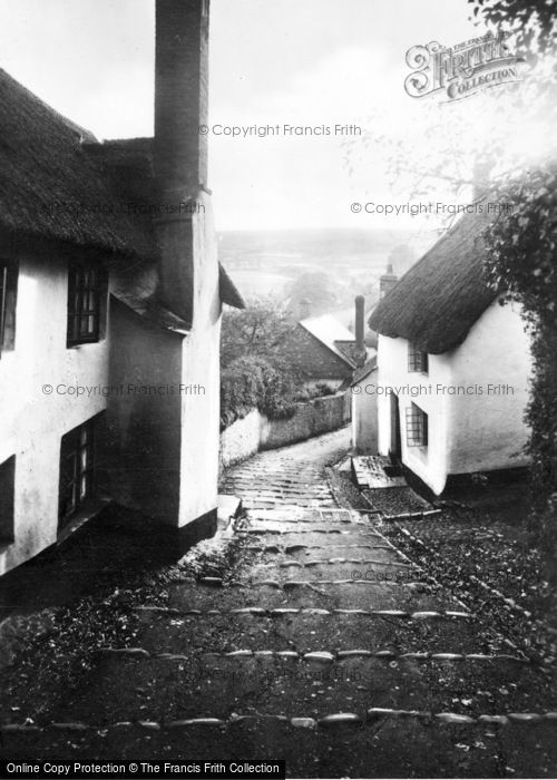 Photo of Minehead, The Church Steps c.1935