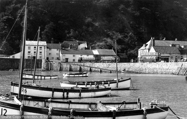 Photo of Minehead, The Harbour c.1950