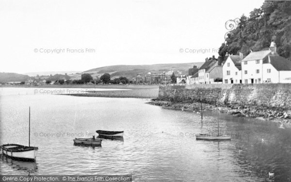 Photo of Minehead, The Harbour c.1955