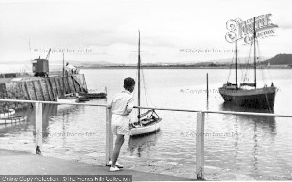 Photo of Minehead, The Harbour c.1955