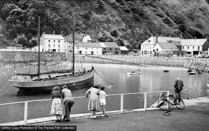 Photo of Minehead, The Harbour c.1955