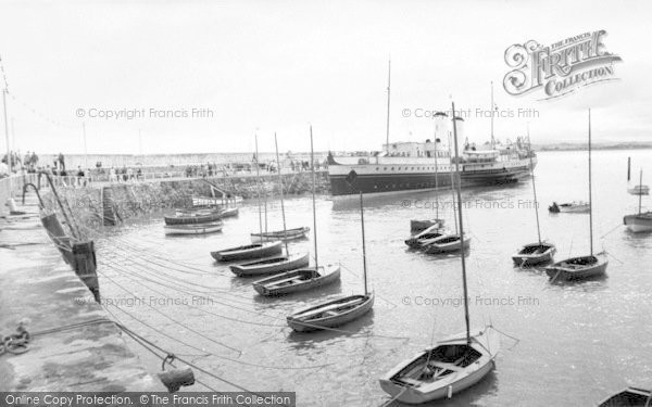 Photo of Minehead, The Harbour c.1955