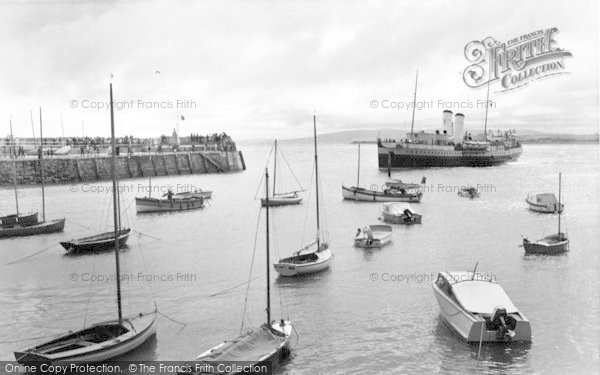 Photo of Minehead, The Harbour c.1960