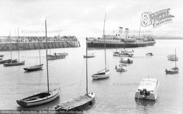 Photo of Minehead, The Harbour c.1960