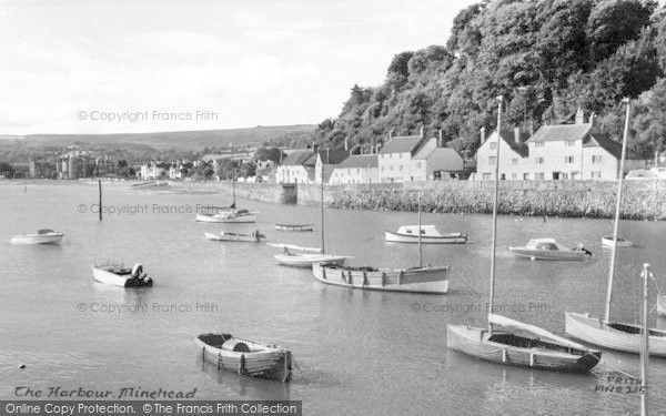 Photo of Minehead, The Harbour c.1960