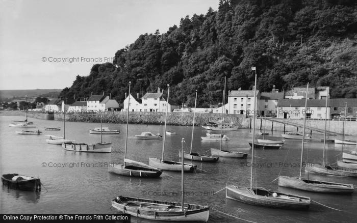 Photo of Minehead, The Harbour c.1960