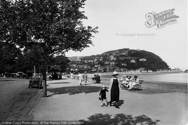 Photo of Minehead, The Promenade 1923