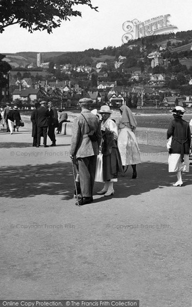 Photo of Minehead, The Promenade 1923
