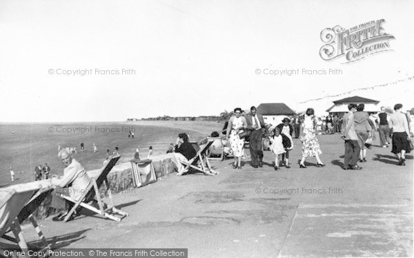 Photo of Minehead, The Promenade c.1955